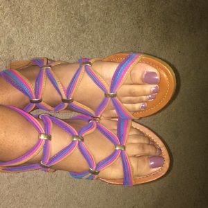 COLORFUL GLADIATOR SANDALS
